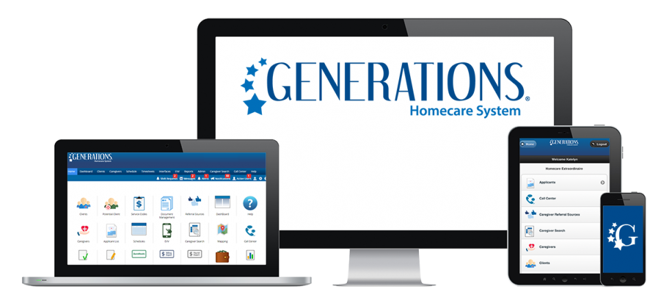 Generations homecare software with electronic visit verification