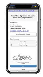 CG Mobile App Signature